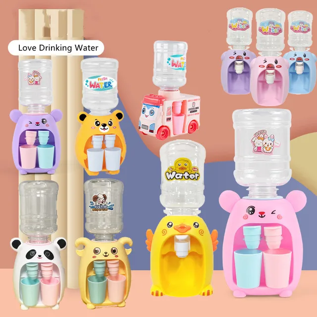 Montessori method educational water dispenser Mini drinking fountain for children Simulation device kitchen toy For Kids 2