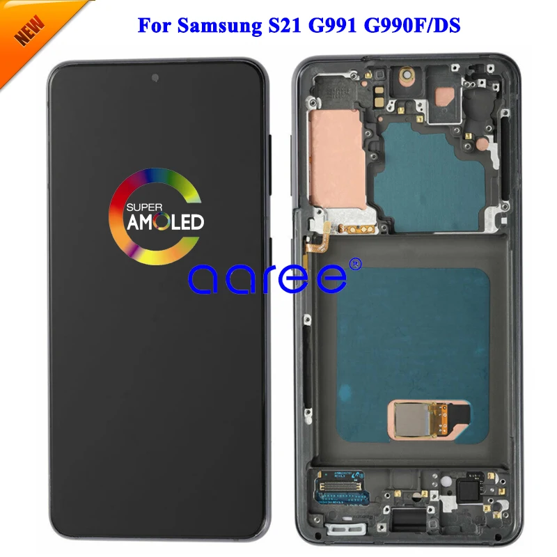 

Супер AMOLED ЖК-экран для Samsung S21 G991 LCD для Samsung S21 Plus G996 ЖК-экран сенсорный дигитайзер сборка