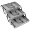 2/3 Tier Drawer Organizer Storage Tray Expandable Drawer Organizer Plastic Multi Level Folding Desk Jewelry Storage Organizer 1