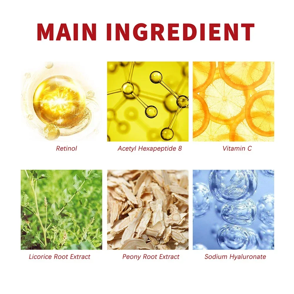 Retinol Moisturizing Cream Lightening Fine Lines Dark Circles Moisturizing Tightening Pores Anti-aging Skin Care