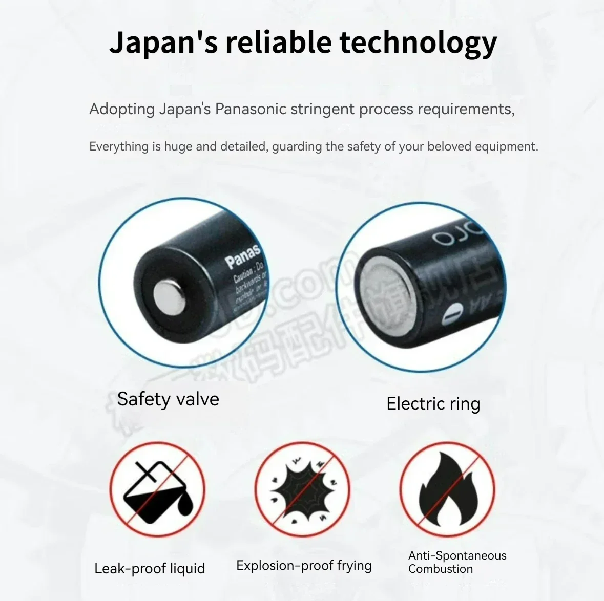 Rechargeable Battery Panasonic Eneloop Original Battery Pro AA 2550mAh 1.2V NI-MH Camera Flashlight Toy