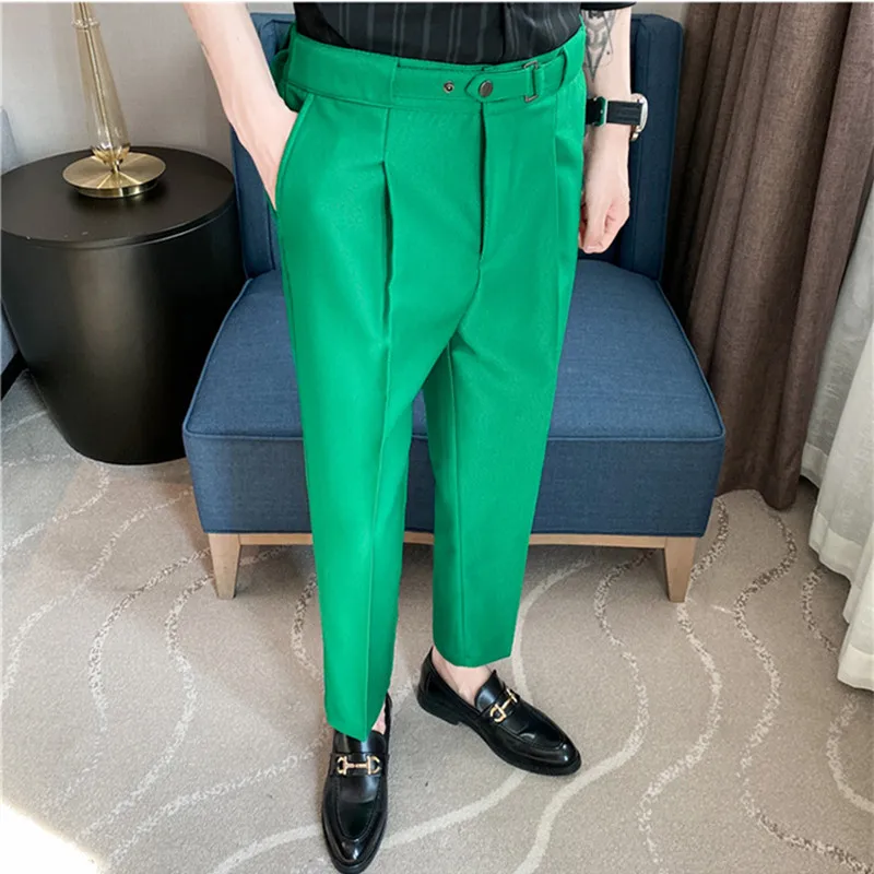 2022 Men Spring Formal Suit Trousers 