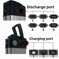 Capacité garantie 15AH, nouvelle batterie amovible originale 48V 36V adaptée aux moteurs 200W 350W 450W 750W + chargeur 5