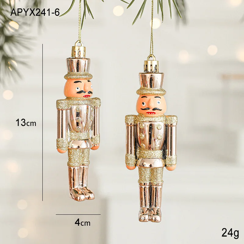 2pcs Christmas Tree Pendant Festive Ornaments for Christmas Trees Durable Pendant Unique Tree Decoration