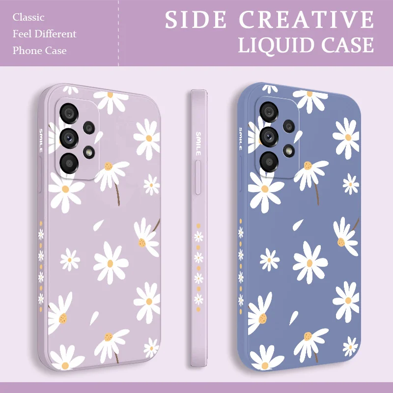 Charming Daisy Silicone Phone Case Cover