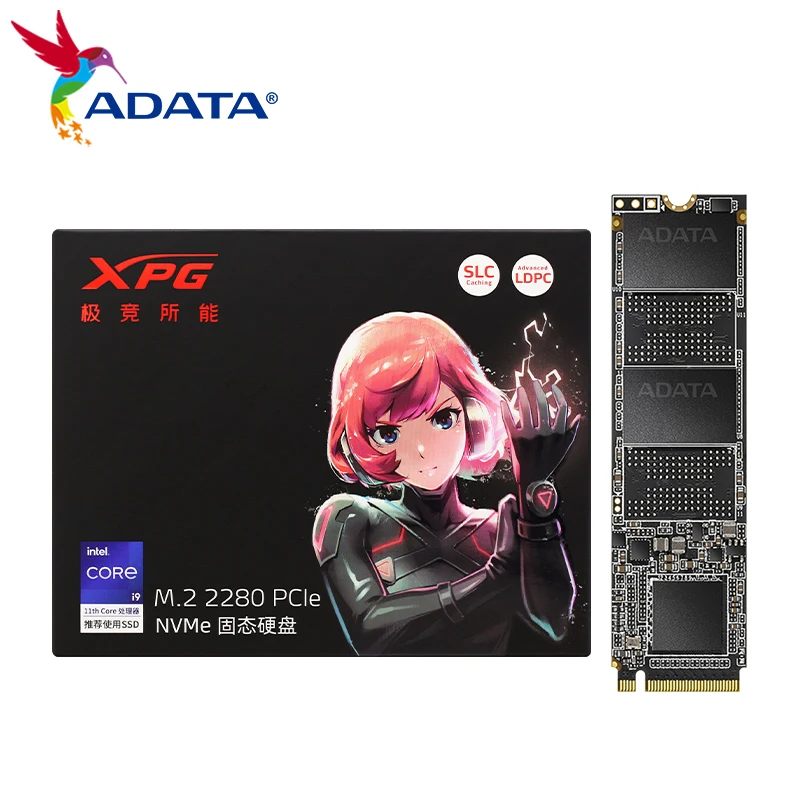 

ADATA XPG GAMMIX S20 SSD NVMe PCIe Gen3x4 M.2 2280 256GB 512GB 1TB Internal Solid State Disk Hard Drive For Laptop Desktop PC