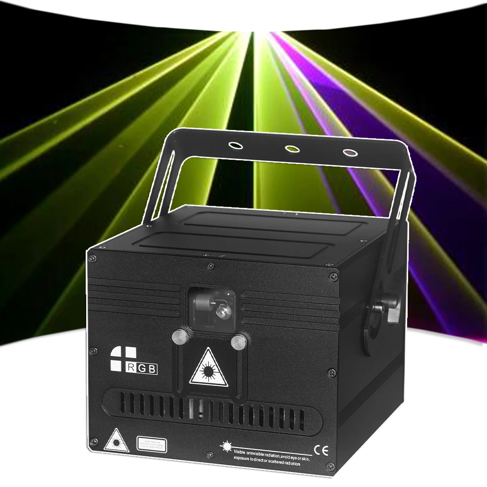 

1W 2W 3W 4W ILDA 3D Scan Stage Laser Light Wedding Party Professional Device Club DJ Disco Animation Strong Beam Pojector