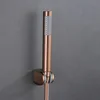 Handheld Shower Head Black Bathroom Accessories Stainless Steel High Pressure Water Saving Bath Hand Shower Multiple Colors 4