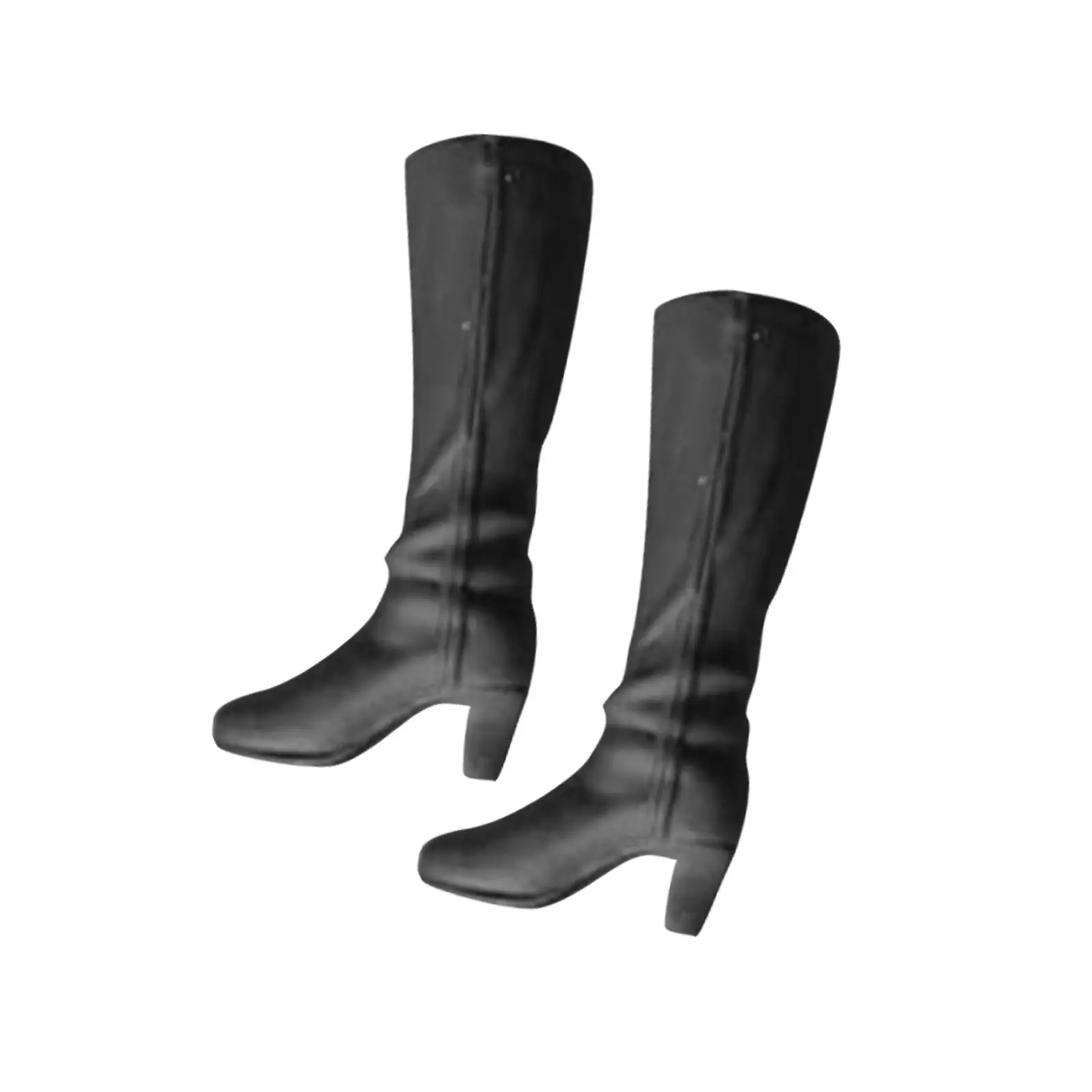 Doll Shoes 1/6 Scale Figure Boots Female Action Figure Knight Boots High Heeled Shoes for Presents Show Supplies Household