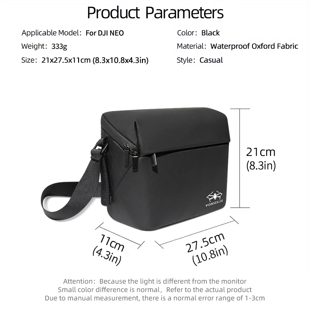 Portable Shoulder Bag for DJI Neo Case Bags Water proof Box Suitcase for DJI Neo Accessories