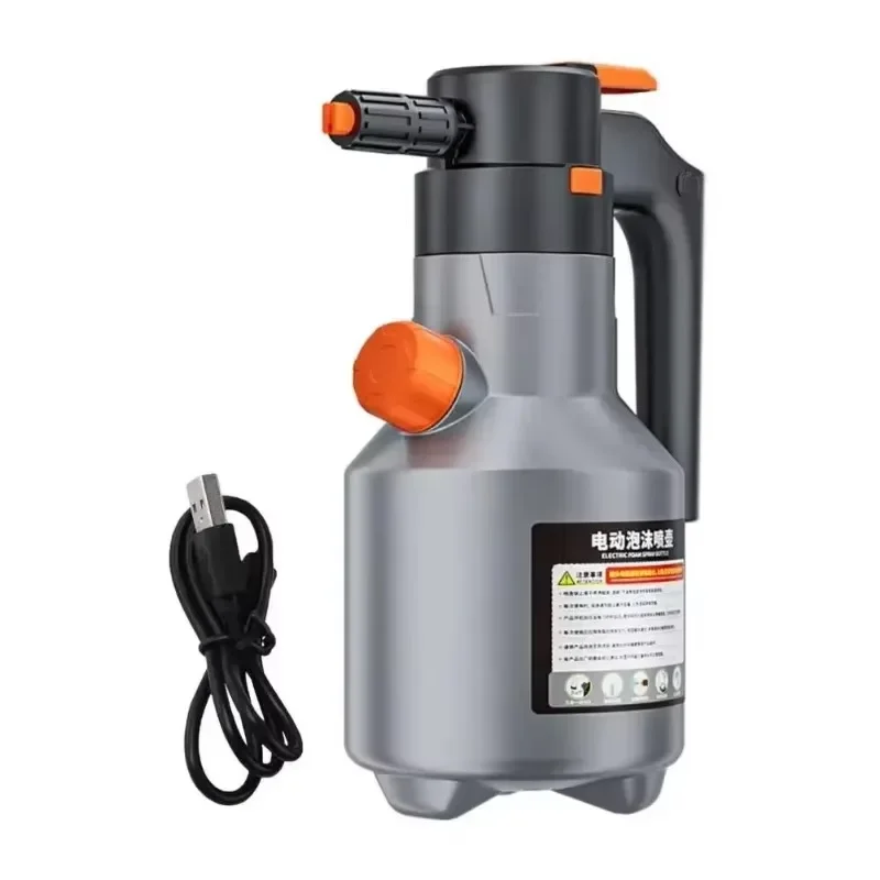 Electric Car Foam Sprayer Pressurized Soap Sprayer High Pressure Fine Foam Automatic Washer Exterior Car Washing Accessory