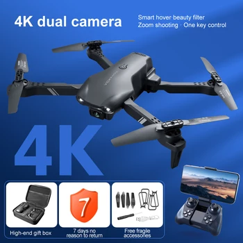 NEW V13 Mini Drone 4K HD Professional With 1080P Dual Camera 2.4G WIFi FPV Dron Foldable RC Quadcopter Gift Toy 4