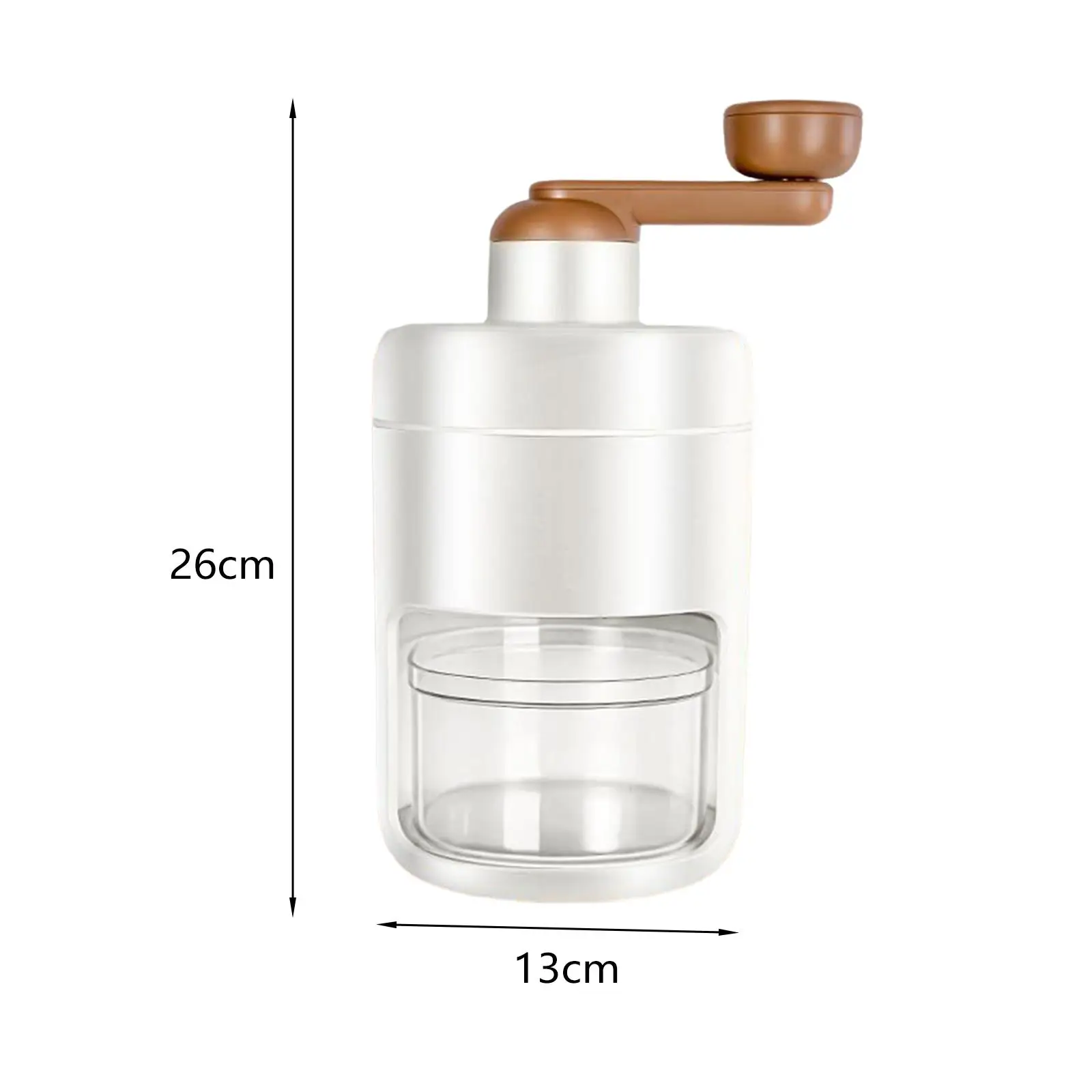 Ice Crusher Machine with Ice Cube Bowl for Home Children Adults Restaurants