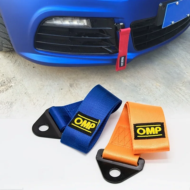 Nylon Tow Strap Universal Car Racing Tow Ropes for Maximum Bumper Trailer Towing Strength