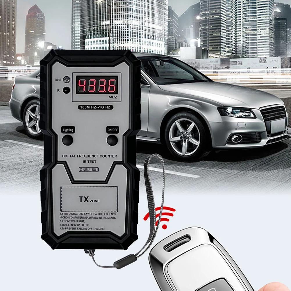 Car Remote Keys Infrared Frequency Tester High Accuracy Car Remote Controller Frequency Tester Wear Resistant for Configure Keys frequency counter tester frequency meter