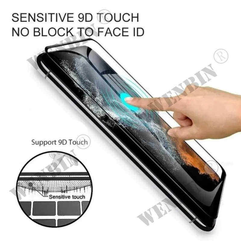 3-Pack Ultra-Durable 9HD Full Coverage Glass Screen Protector