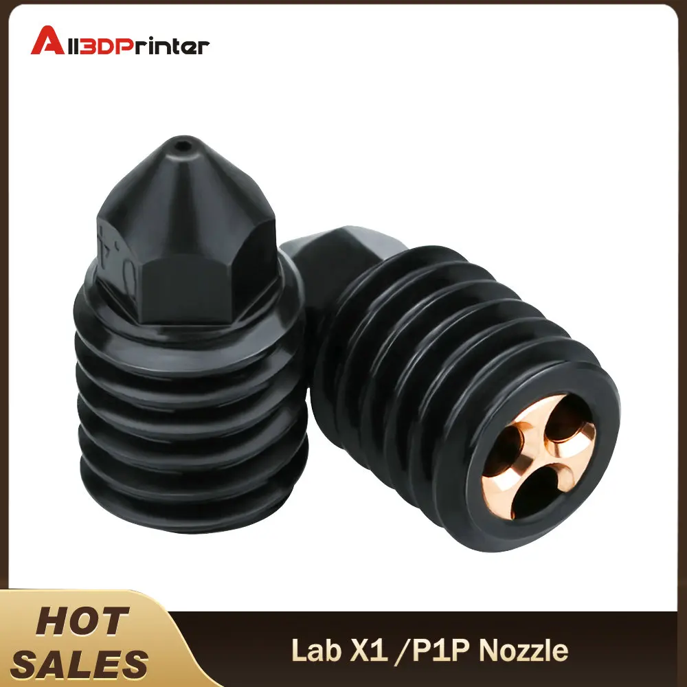 

3D Printer Nozzle High Temperature Hardened Steel Nozzle CHT Nozzles For Bambu Lab X1 And P1P 3D Printer Hotend Head