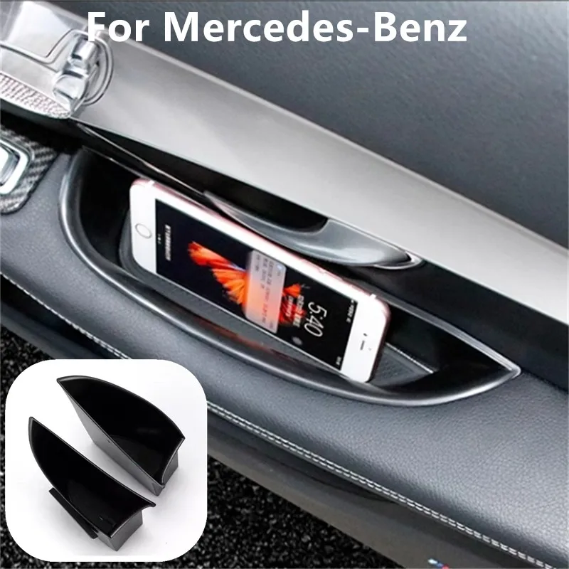 

4pcs Car Armrest Organizer Side armrest storage box car gadgets For Mercedes-Benz E Class 2016-2023 accessoire voiture