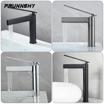 ก๊อกน้ำในห้องน้ำอ่างล้างหน้าก๊อกน้ำทองเหลือง pengaduk baskom ก๊อกเดี่ยวรางน้ำร้อนเย็นและเย็น FR631อ่างล้างหน้า 2