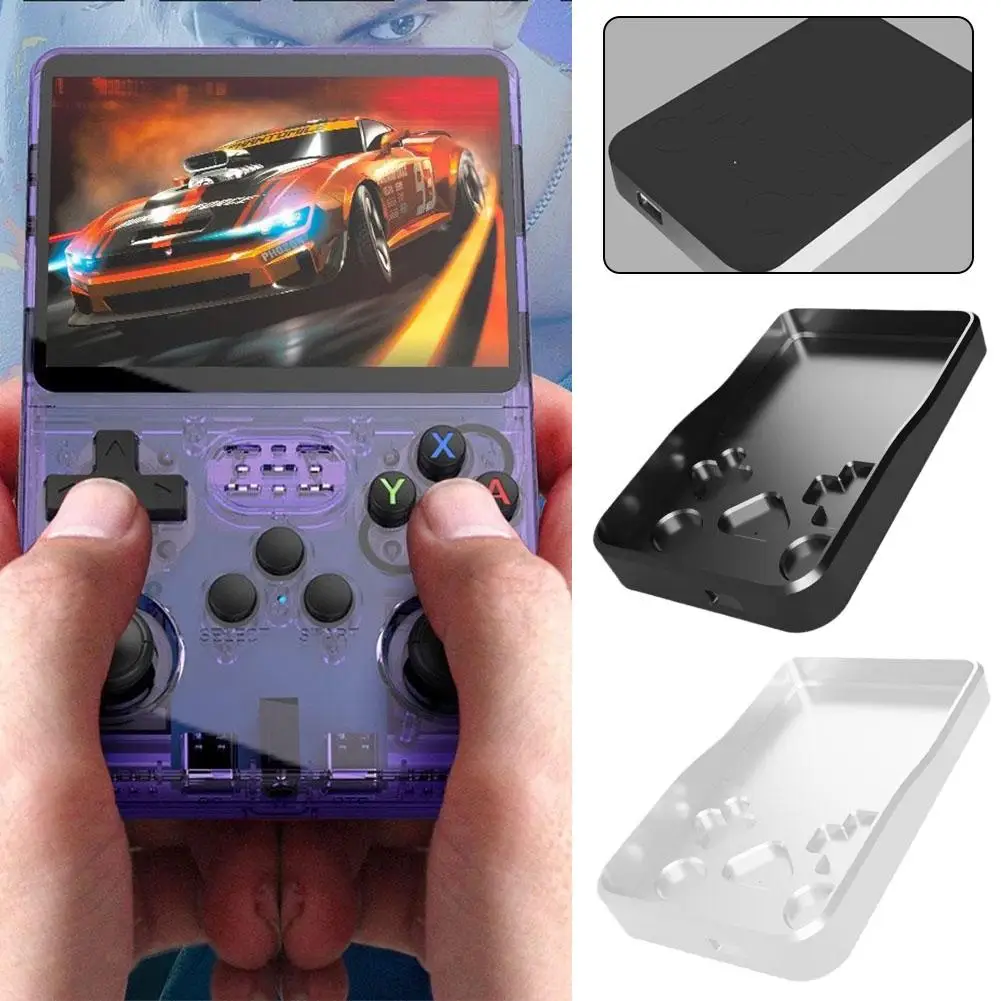 For R36s Game Console Protective Case PETG 3D Printing Protective Dustproof/anti-fall Protection Dust Console Cover Game Ac L8F8