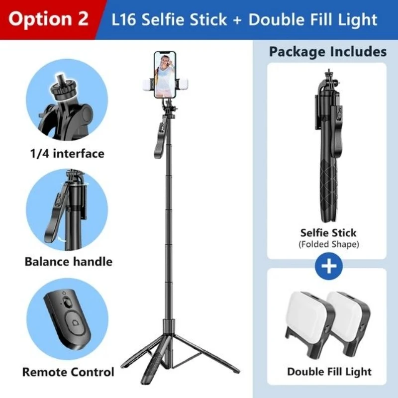 FANGTUOSI Wireless Selfie Stick Tripod 1530mm Foldable Monopod for Gopro Action Cameras Smartphones iPhone 13 14 Xiaomi phone tripod selfie stick