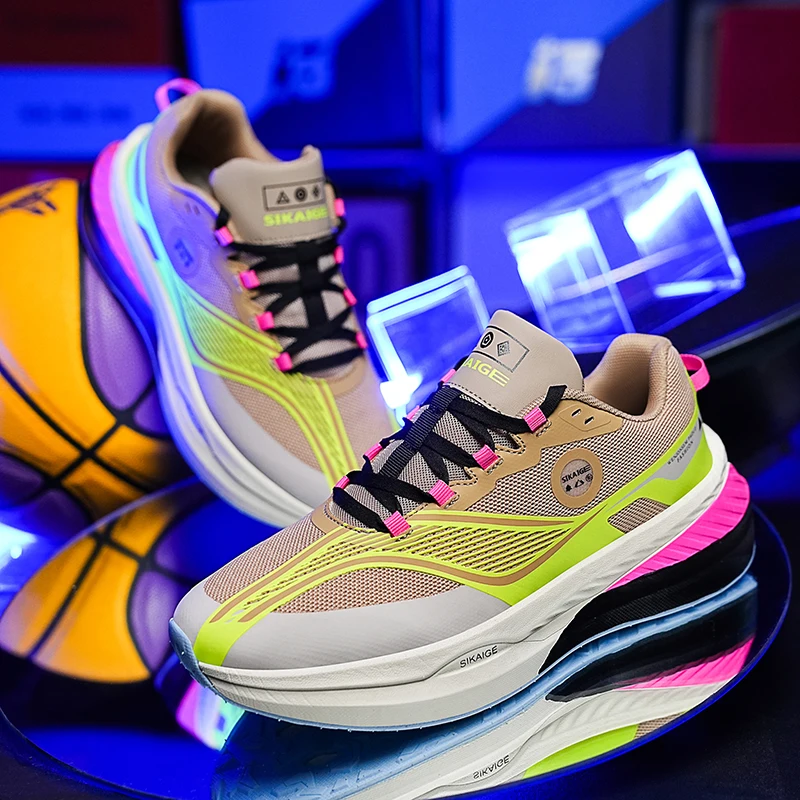 

Marathon Running Shoes for Men Comfortable Women Sport Jogging Sneakers Non-slip Unisex Runner Running Sneakers
