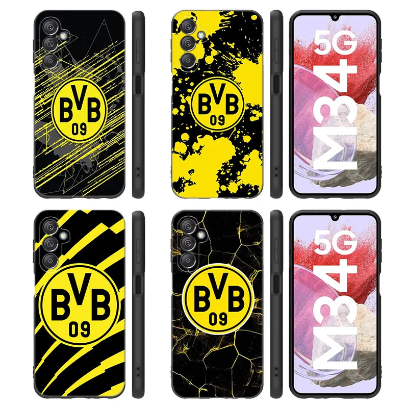 Чехол Borussia D-Dortmunds для телефона Samsung Note 10 Lite 20 Ultra M04 M13 M32 4G M14 M15 M23 M33 M34 M42 M52 M53 M54 M55 5G M11