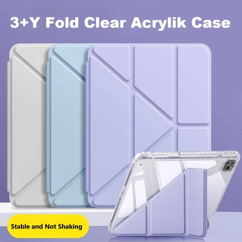 Tri-Folding Flip Stand Case with Auto Sleep Cover