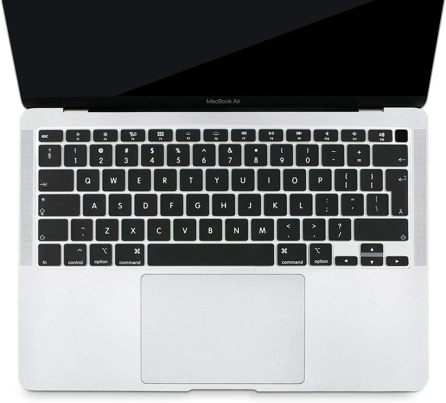 MacBook Air 13 15 2023 2022 2020용 실리콘 키보드 커버 보호 스킨