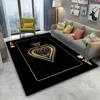 Ace of Hearts Poker Card Pattern Carpet for Living Room Non-Slip Bedroom Bedside Sofa Area Rug Soft Indoor Floor Mat Home Decor 2