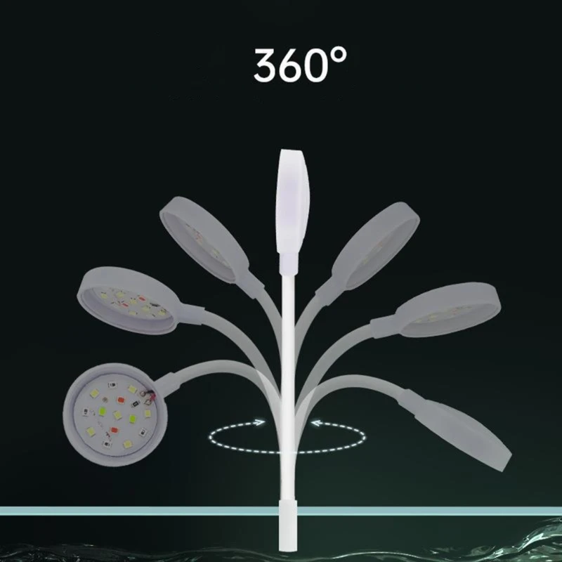 Aquarium Fish Led Light Clip on Small Grow Light Rotatable Landscape Lamps led lamp aquarium light aquarium lamp