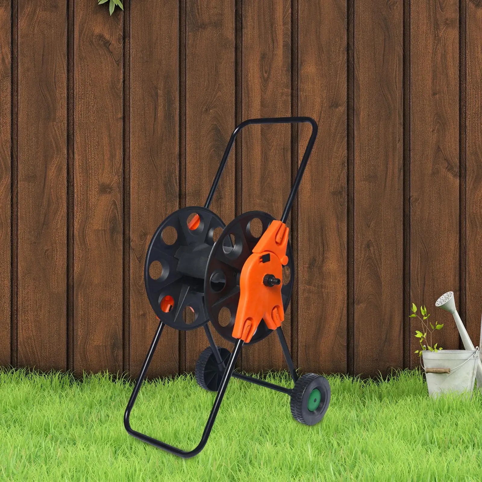 Hose Reel Cart Household Pipe Organizer for Patio Lawn Outdoor Cleaning Hose Reel Cart Household Pipe Organizer for Patio Lawn Outdoor Cleaning