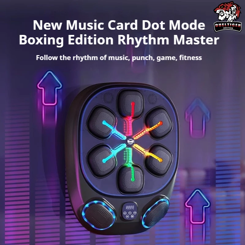Smart Music Boxing Machine Bluetooth Adult Electronic Wall Target HookPunch Equipment Target Wall Mounted Gym Home Equipment head mounted speed ball boxing punching bag boxing speed ball boxing reaction ball music boxing toys