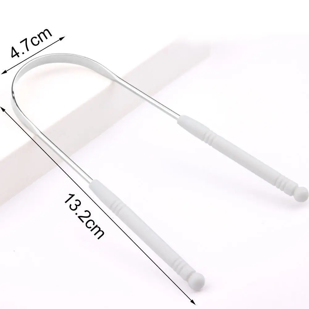 Stainless Steel Tongue Scraper Oral Tongue Cleaner Brush Tongue Toothbrush Oral Hygiene High Quality Tounge Scraper