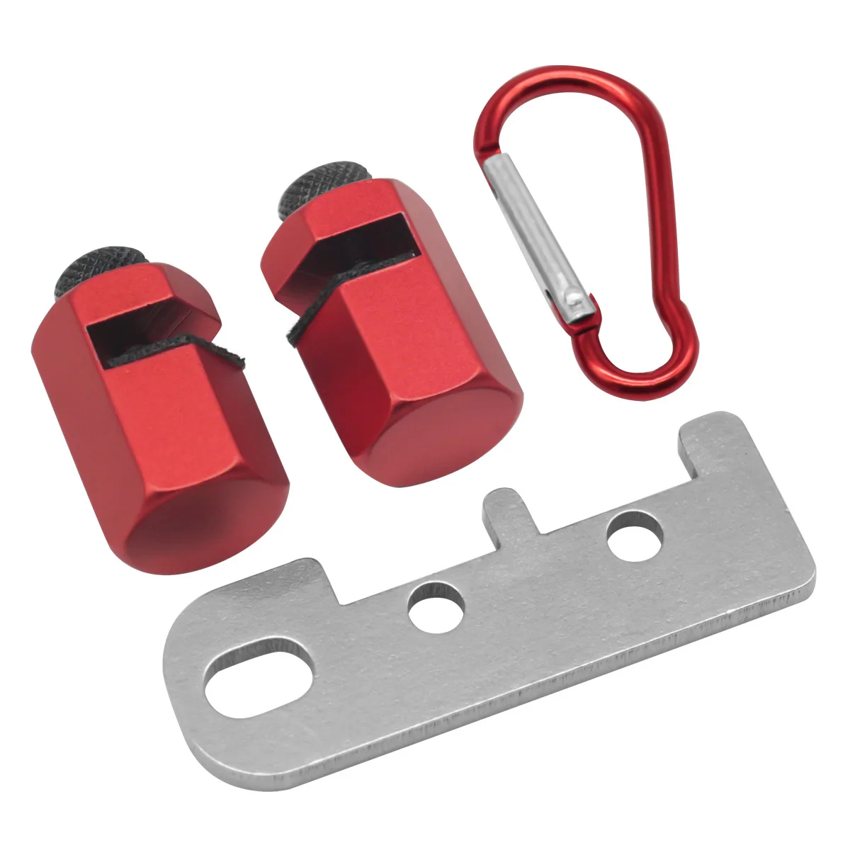 1pc Framing Square with Holder Knobs Framing Tool Carabiner Stair Guages for Stair Stringer Layout Tool Rafter Gauge
