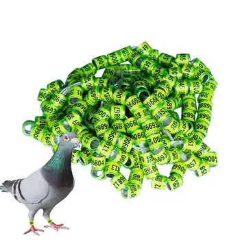 Pigeon Identification Rings 50pcs Safe Birdhouse Accessories Universal Pigeon Supplies Bands Bird Foot Rings Pegeon Accessories
