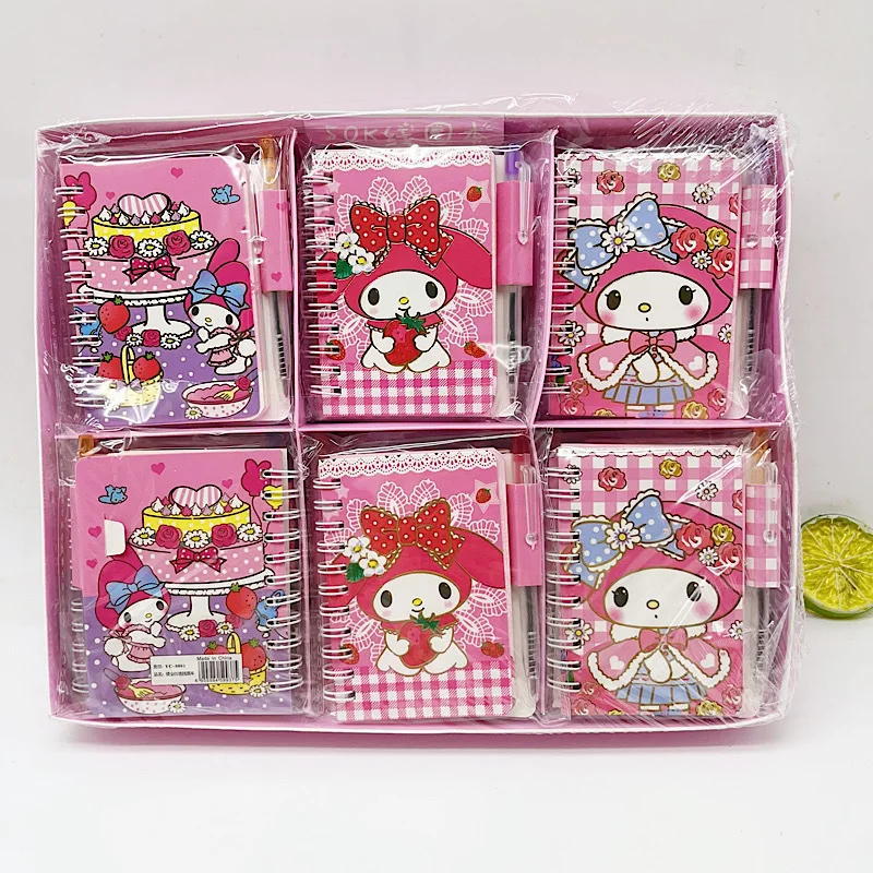 

4/24 шт., набор ручек для книг Sanrio с золотистыми змеями