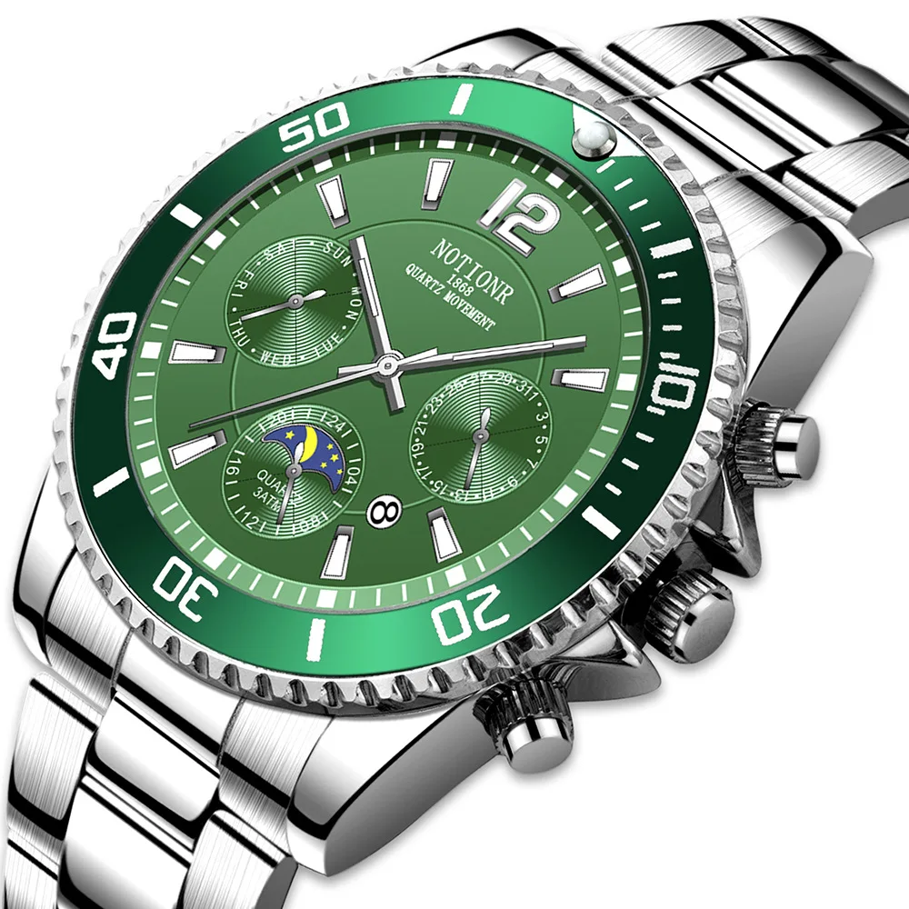 

Cool Watches Mens Top Brand Luxury Clock Casual Stainless Steel Watch for Men Sport Quartz Wristwatch Waterproof Reloj Hombre