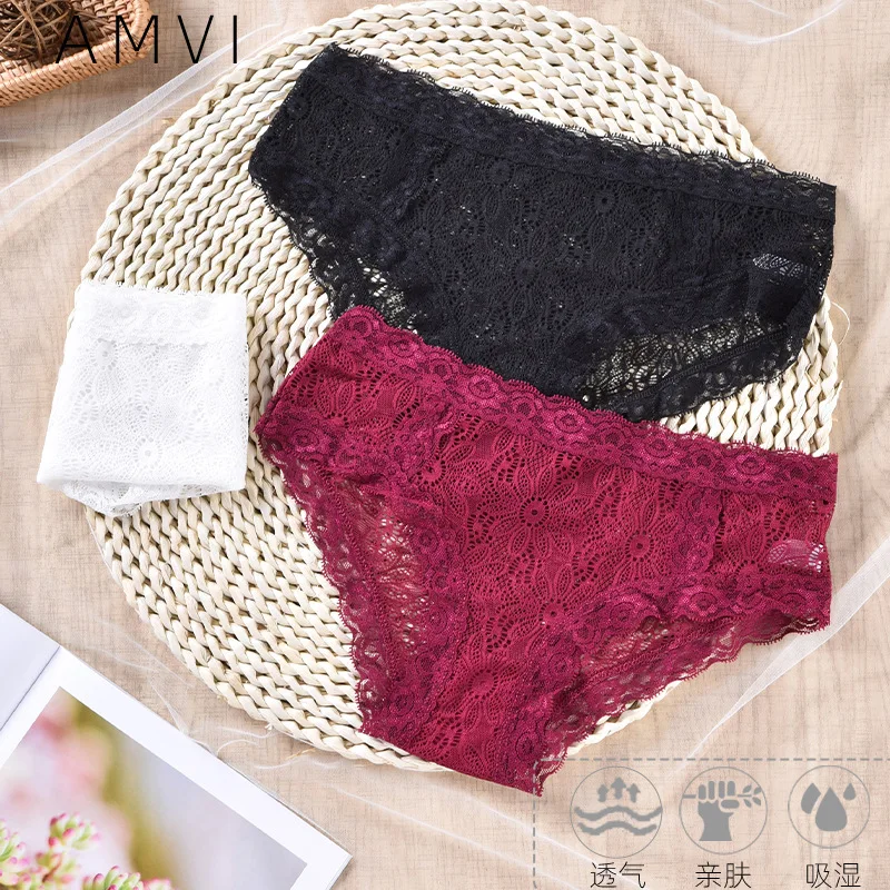 

Женское нижнее белье, сексуальные брифы со средней талией, трусики большого размера, дышащие трусики с вырезами, удобные трусики