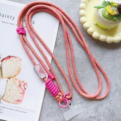 Stylish Braided Multi - Functional Phone Lanyard and Shoulder Strap - Polyester / Nylon (Other)