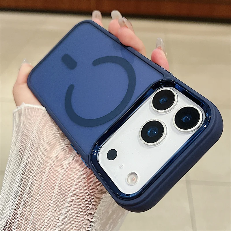 Magnetic Case with Electroplating Frame and Soft Touch Matte Finish