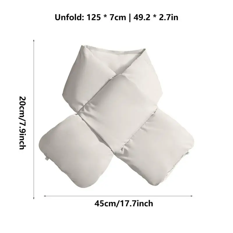 Neck Warmer Scarf Electric Smart Neck Wrap Warmer Rechargeable Shawl Battery Operated Skiing Scarf For Women