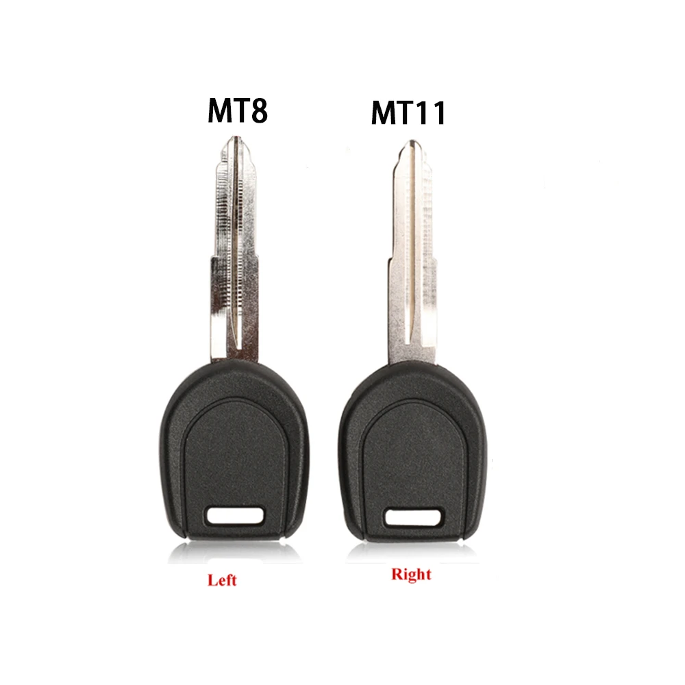 

Transponder Remote Car Key Shell Case Fob For MITSUBISHI Colt Lancer Mirage Outlander Pajero Left/Right Blade No Chip