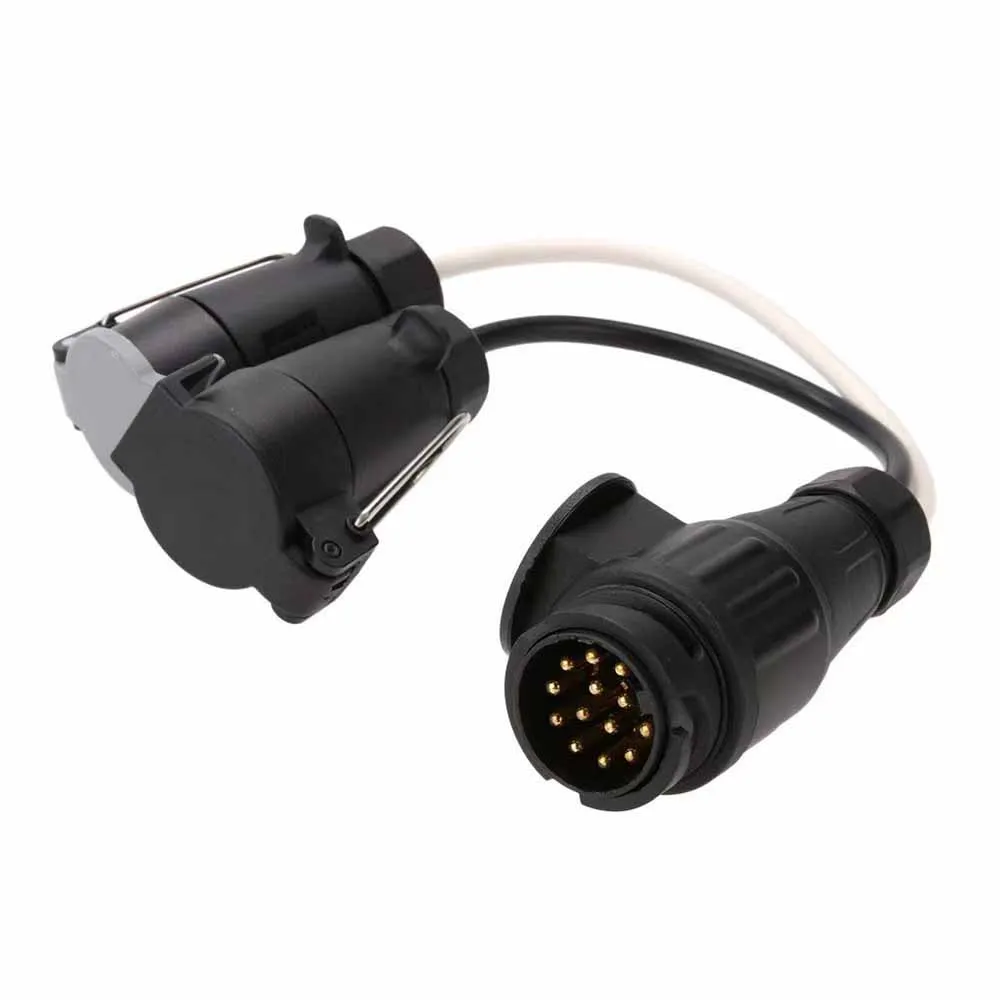 

Car plug converter European trailer plug 13 to 7N&S connecting cable For commercial vehicles semi-trailers trailers RV connector