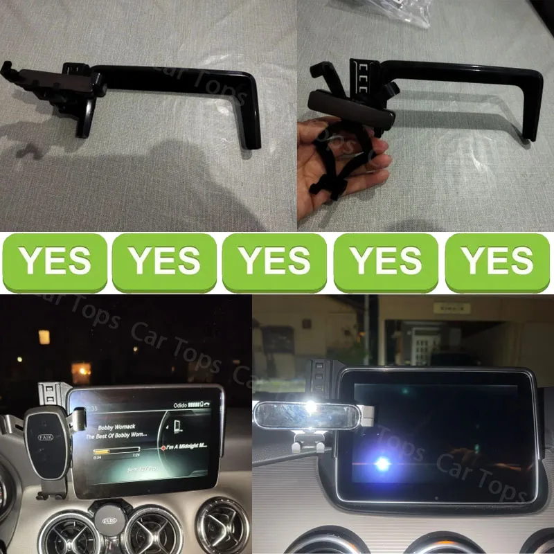 Car Mobile Cell Stand for Mercedes-Benz B-Class W246 220 220d 2012~ Screen Phone Bracket GPS Gravity Holder Auto Accessories phone holder mobile phone holder