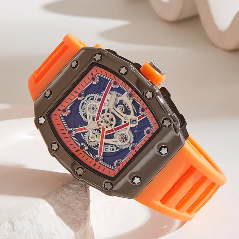 Hollow Quartz Men’s Wristwatch Fashion High-end Waterproof Male Watches Automatic Casual Sports Business Watch for Man