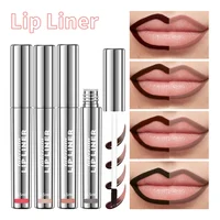 Waterproof Lip Liner Peel Off Tattoo Lipgloss Waterproof Long Lasting Matte Lip Tint Brown Contour Tear-off Lips Stain Cosmetic 2