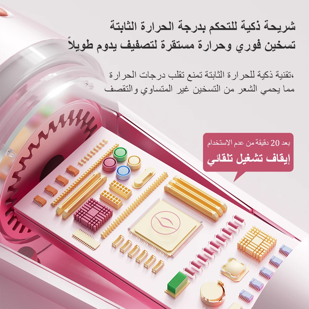 مكواة تجعيد أوتوماتيكية متعددة الحجم من Kinseibeau...