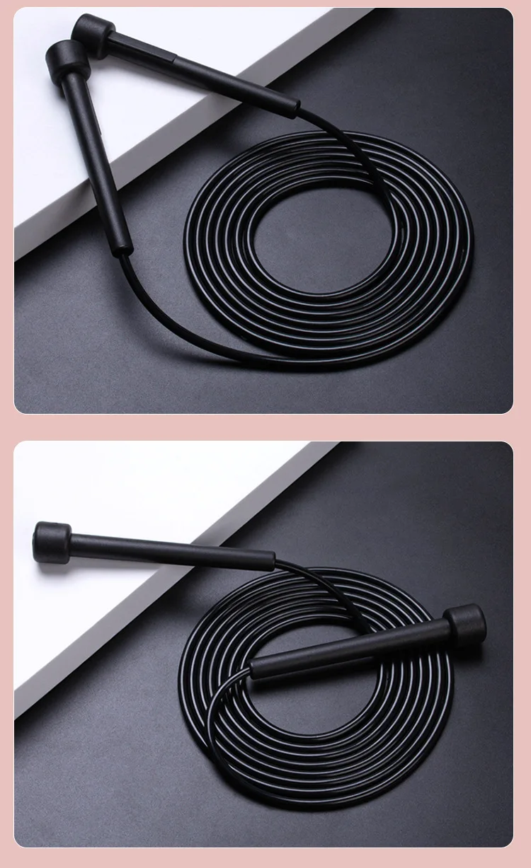 1 Stück 2,8M Speed-Springseil Professionelles Springseil für Kinder und Erwachsene PVC-Springseil Verstellbares Fitnessgerät Muskel-Boxtraining – Detail 4