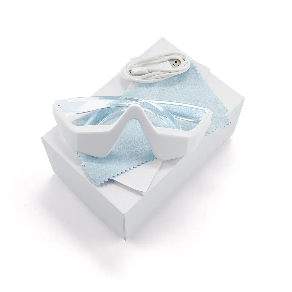 3D Anti-Aging micro current eye protection device, eye massage device, red light glasses, massage, fatigue relief, wrinkles